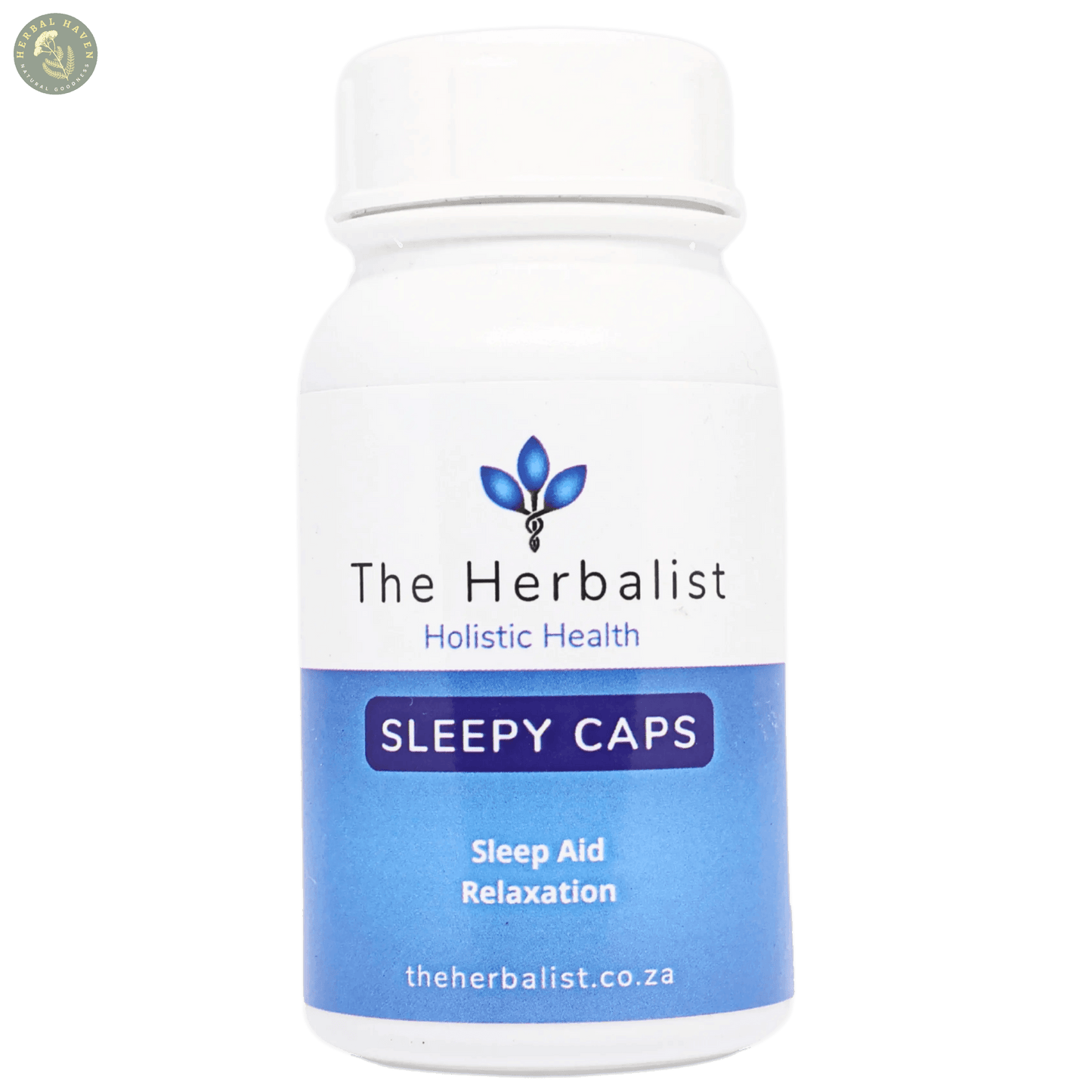 Herbal Haven Sleepy Caps natural sleep aid supplement for relaxation and restful sleep