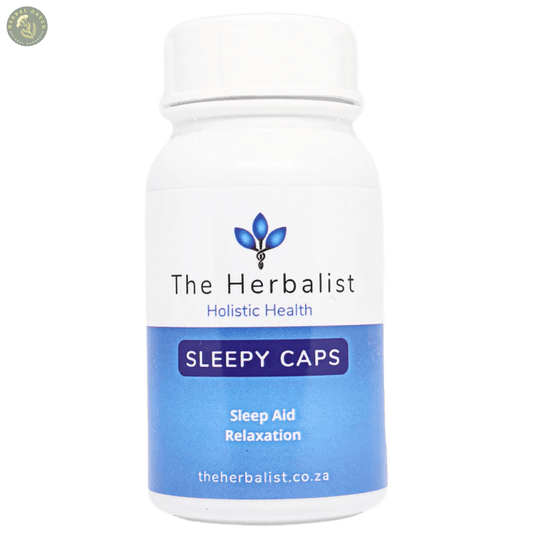 Herbal Haven Sleepy Caps natural sleep aid supplement for relaxation and restful sleep